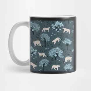 SoCal Mountain Lions Blue Mug